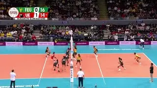UE Lady Red Warriors red card warning vs. FEU Lady Tamaraws | UAAP Season 86 Women's Volleyball