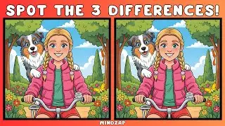 Тренируйте свой мозг: найдите 3 отличия с собаками 🐶 | 5 увлекательных головоломок 🧠✨