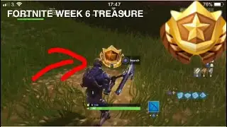 FORTNITE BATTLE PASS WEEK 6 BATTLE STAR LOCATION |Search between a playground, Campsite & Footprint