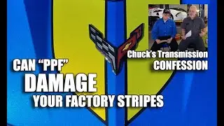 CAN PPF DAMAGE YOUR FACTORY CORVETTE STRIPE DECALS & YOUR RIDES