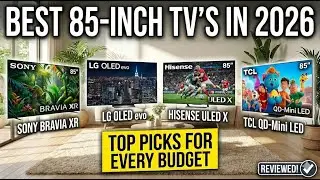 ✅5 Best 85-Inch TVs in 2026 - Ultimate Big Screen Buying Guide (Mini-LED vs QLED)