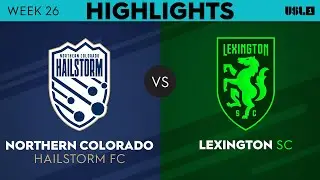 9.6.2023 | Northern Colorado Hailstorm FC vs. Lexington SC - Game Highlights