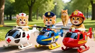 Mama Cat Trims Fur on the Farm and Makes Tiger Hat For Kittens At Home🐾🎩🐯