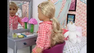 American Girl Doll Morning Routine!!