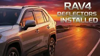 Дефлекторы окон WeatherTech для RAV4 | Полная установка