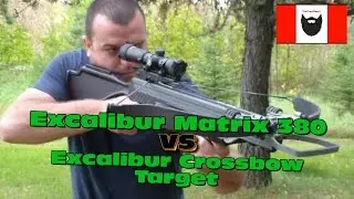 Excalibur Crossbow Target Testing Using the Matrix 380!