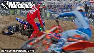 Denver Supercross 450 Race Highlights | Sexton Tightens the Points Gap