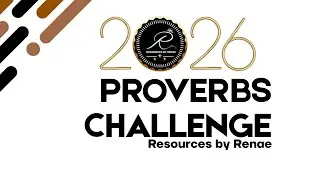2026 Proverbs Challenge Chapter 8