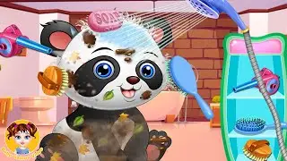 Pet Vet Care Wash Feed Animals - Animal Doctor Fun - Baby Games Videos