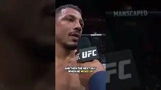 He got his fight cancelled for pushing his opponent