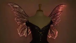 RGB LED Lit Iridescent Fairy Wings