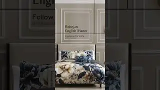 Bebejan #English Manor Reversible #Comforterset | Luxury #Floral & Plaid Bedding 5-Piece #Collection