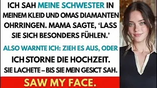Meine Eltern lie&szlig;en meine Schwester mein Hochzeitskleid tragen &ndash; und versuchten dann, sie bei mein..