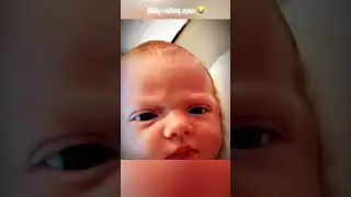 Baby rolling eyes 😅 #rollingface #babyeyes #sigma #babyshorts