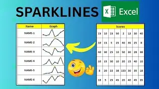 How to Make Sparklines in MS Excel
