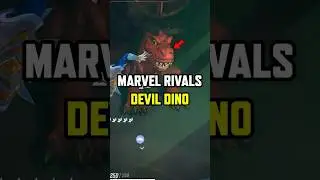 NO WAY DEVIL DINO IS SO SMALL IN MARVEL RIVALS 😭😭😭