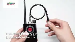 Rilevatore di Microspie Professionale– Anti-Spy Wireless 1MHz-8GHz, Scova Telecamere Nascoste, GPS