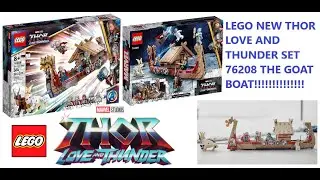 Lego New THOR LOVE AND THUNDER Set 76208 The Goat Boat REVEALED!!!!!!!