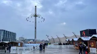 Snowy❄️Blackpool Glice⛸Rink Repaired & Star Flyer🎡Running