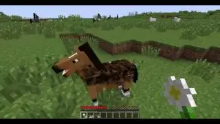 Minecraft 1.7.4 gameplay