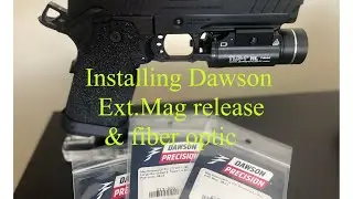 Prodigy Install Dawson Ext. Mag Release & Fiber optic