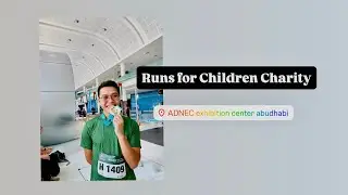 Charity Indoor Running for a Cause at ADNEC Center, Abu Dhabi 🇦🇪