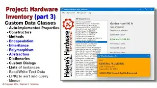 OOP Programming (VB) - 12J Hardware Inventory Project (part 3)
