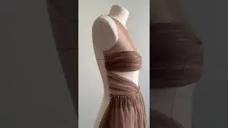 Draping asmr & fabric manipulation 🐻 #teaganjacobs #sewing #draping #dressmaking #fashiondesigner