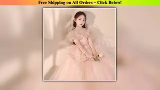 Pink Girls' Dress Spring Host High-end Little Girl Princess Dress Children's Piano Performance