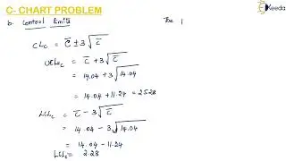 Problem on C Chart - Quality Engineering - Metrology and Quality Engineering