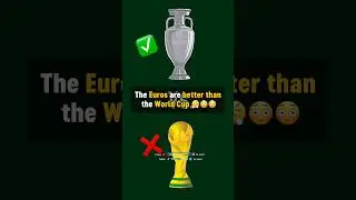 EURO better than WORLD CUP? 😳 #football