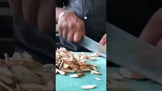 Badam Almond cutting 🔪 #shorts #viral #trending #trendingshorts #views #chef#vegetables #shortsfeed