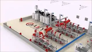 Sunflower Seed Hulling Line, Animation - AKY Technology