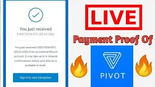 Pivot App Live Payment Proof 🔥