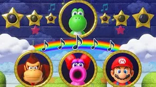 Mario Party Superstars - Yoshi Is Unlucky - Yoshi vs Mario vs Birdo vs Donkey Kong