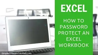 How to Password Protect an Excel Workbook in Excel 2016