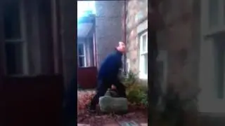 Dinnie stones Brett Nicol