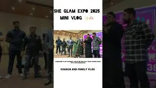 Mini vlog 17✨🌸Sheglam Expo full vlog on my page 🥰||I had a lot of fun meeting @GauaharKhan #minivlog