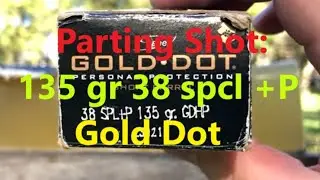 Бонусный материал понедельника: 135-грановая пуля Gold Dot 38 Special +P Short Barrel с джинсовой...