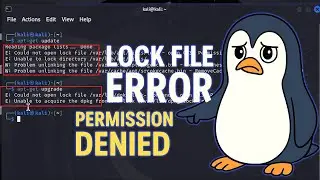 Fix &ldquo;Could Not Open Lock File&rdquo; Error in Kali Linux Easy & Fast