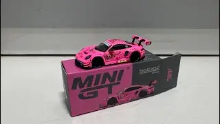 1/64 Mini GT Porsche 911 GT3 Roxy #77 AO Racing Review & Unboxing