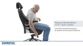 Svenstol&reg; Einstellung der Neigung der R&uuml;ckenlehne