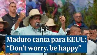 Maduro dedica una canci&oacute;n a los estadounidenses que no quieren guerra: 