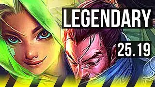 ZERI & Karma vs YASUO & Alistar (ADC) | 13/2/7, Legendary | EUW Master | 25.19