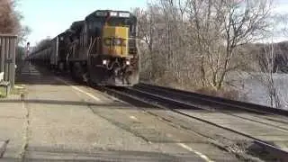 CSX 7630 Crude oil unit train