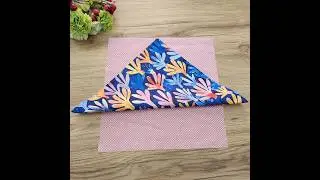 Super Easy Sewing Project for Beginners &ndash; Made with Just 2 Fabric Squares!