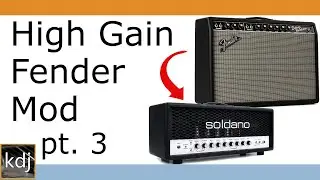 Blackface Fender High Gain Mod pt 3 - SOLDANO SLO SPECS