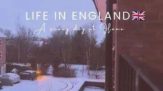 Life in England: A Snowy Day at Home 