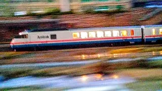 Amtrak RTL Turboliner with some Metro-North and Amtrak extras... N scale compositions etc...
