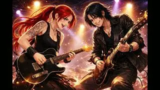 Monica & The Wolves – Crossfire in Six Strings – Instrumental Gothic Country Rock (Suno V5)